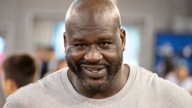 Shaquille O'Neal attends the Hey, This is Shaq Basketball Tournament in Warsaw, Poland, on August 28, 2024. NBA legend Shaquille O'Neal visits Poland as part of a marketing campaign, promoting his personal brand SHAQ and the latest Reebok collection. (Photo by Marcin Golba/NurPhoto)