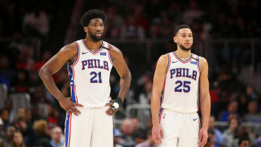 Joel Embiid spielte zusammen mit Ben Simmons.