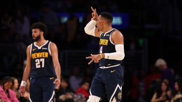 Freude gegen den ehemaligen Arbeitgeber: Russell Westbrook erzielte ein Double-Double gegen die Lakers.