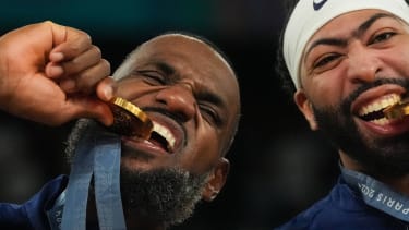 LeBron James gewann 2024 in Paris Olympisches Gold.