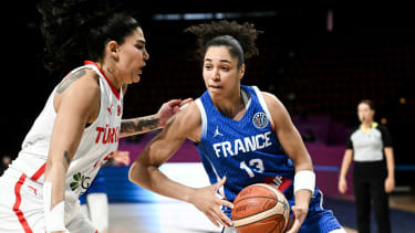 Janelle Salaun war beste Scorerin Frankreichs.