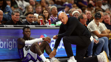 Spieler und Coach: Dennis Schröder und Doug Christie