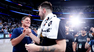 Luka Doncic spielte sieben Jahre für die Dallas Mavericks.