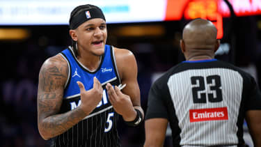 Paolo Banchero war bester Scorer der Orlando Magic.