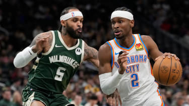 Shai Gilgeous-Alexander erzielte gegen Milwaukee 40 Punkte.
