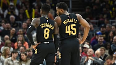 Bilden oft den Backcourt der Cavs: Schröder und Donovan Mitchell