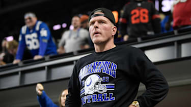 Pat McAfee bei einem Spiel in Indianapolis.