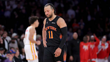 Jalen Brunson ist nach der Niederlage in Spiel 2 enttäuscht.