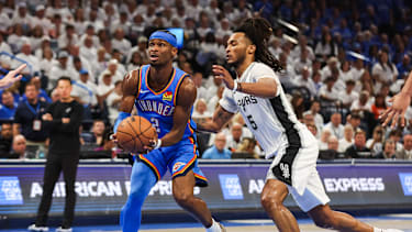 Stephon Castle muss auch Shai Gilgeous-Alexander verteidigen.
