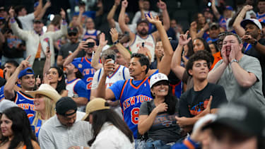 Fans der New York Knicks in San Antonio