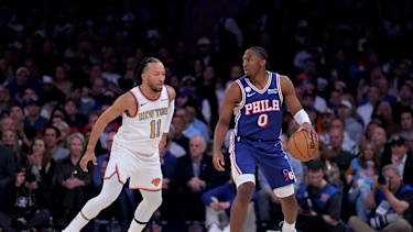 Tyrese Maxey gewann das Duell mit Jalen Brunson.