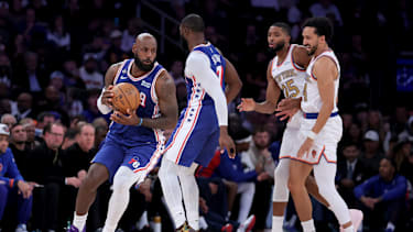 LeBron James trat mehr als Spielmacher in Erscheinung.