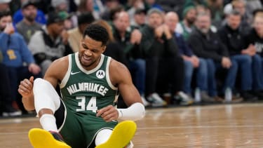 Giannis Antetokounmpo spielt seit 2013 für die Milwaukee Bucks.