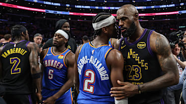 LeBron James und Shai Gilgeous-Alexander.